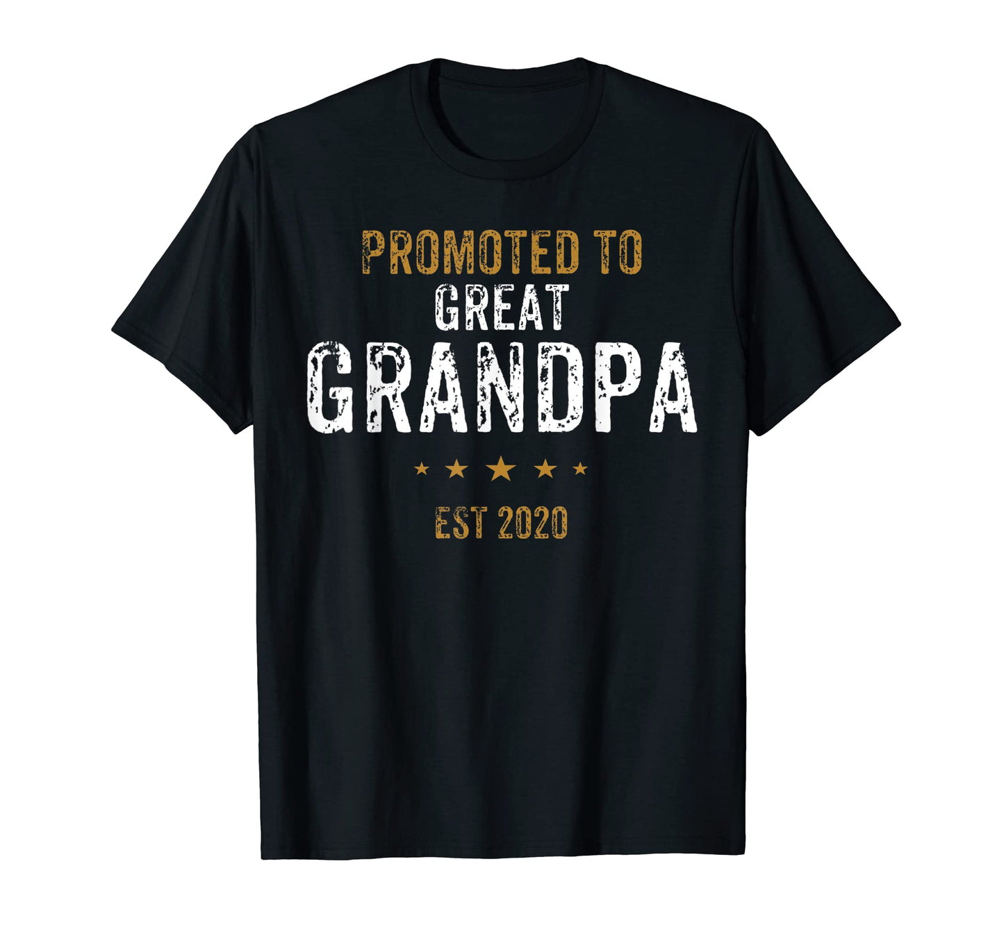 Mens Promoted To Great Grandpa Est 2020 T-Shirt - Trendy Graphic Men Women - T-Shirt, Sweatshirt, Hoodie