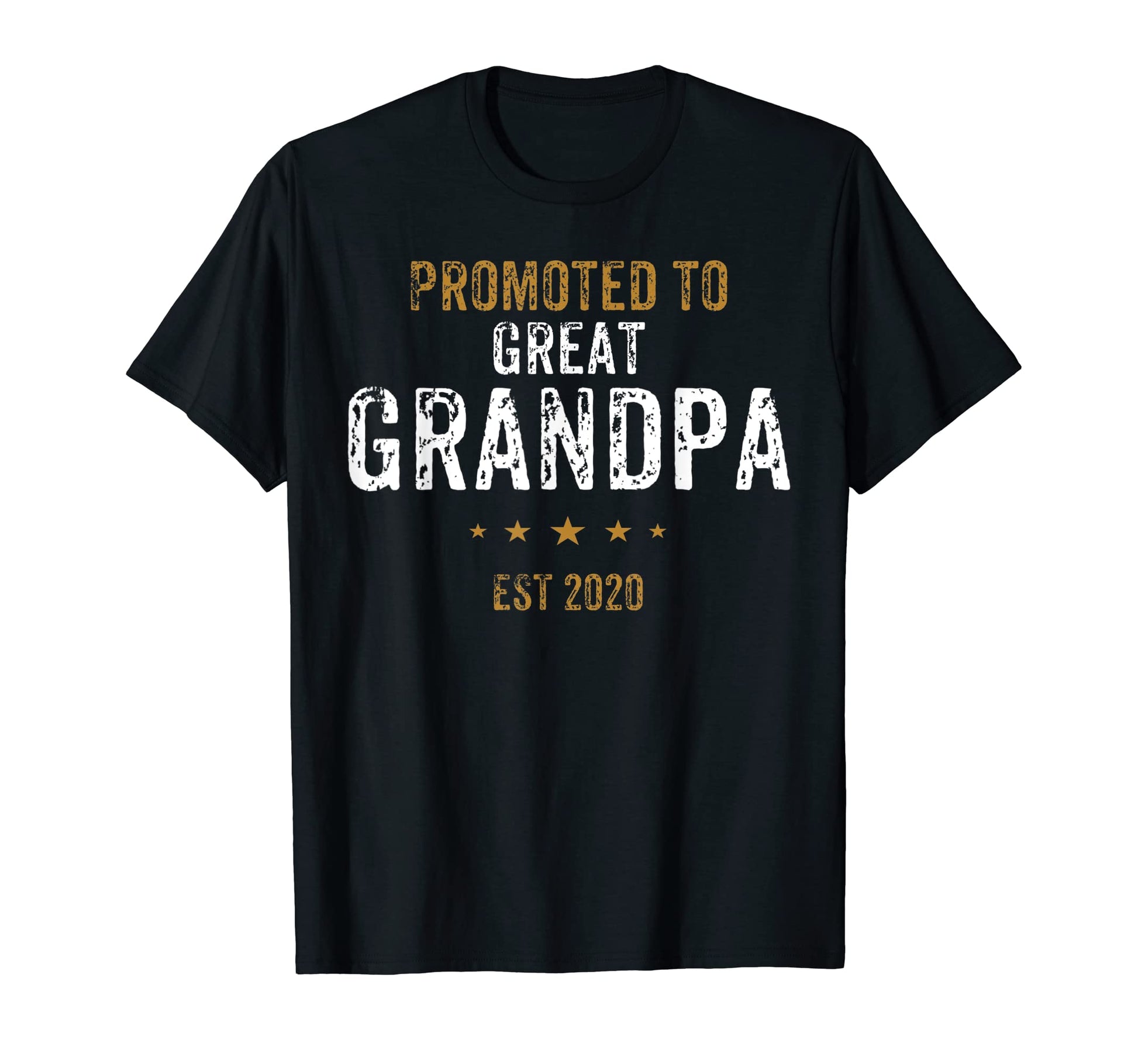 Mens Promoted To Great Grandpa Est 2020 T-Shirt - Trendy Graphic Men Women - T-Shirt, Sweatshirt, Hoodie