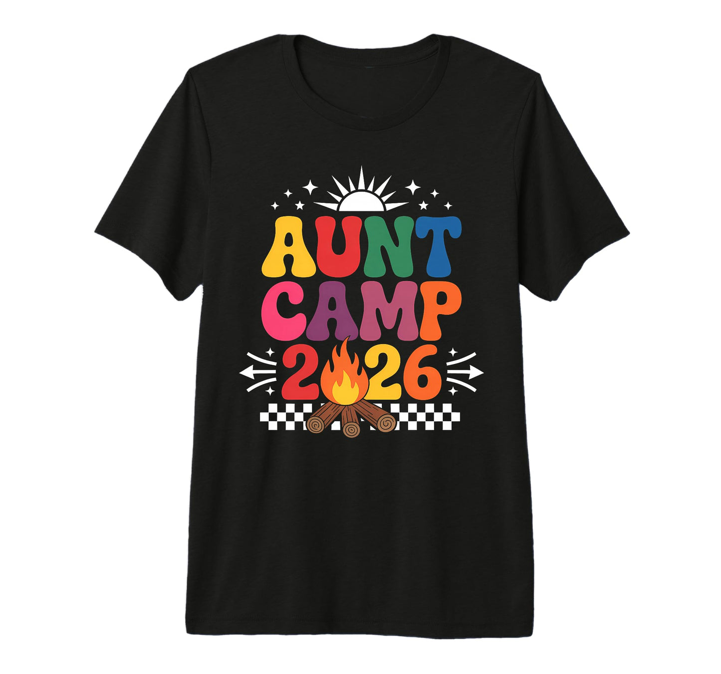 Aunt Camp 2026 Family Vacation Summer T-Shirt - Graphic Print for Adults - T-Shirt, Sweatshirt, Hoodie