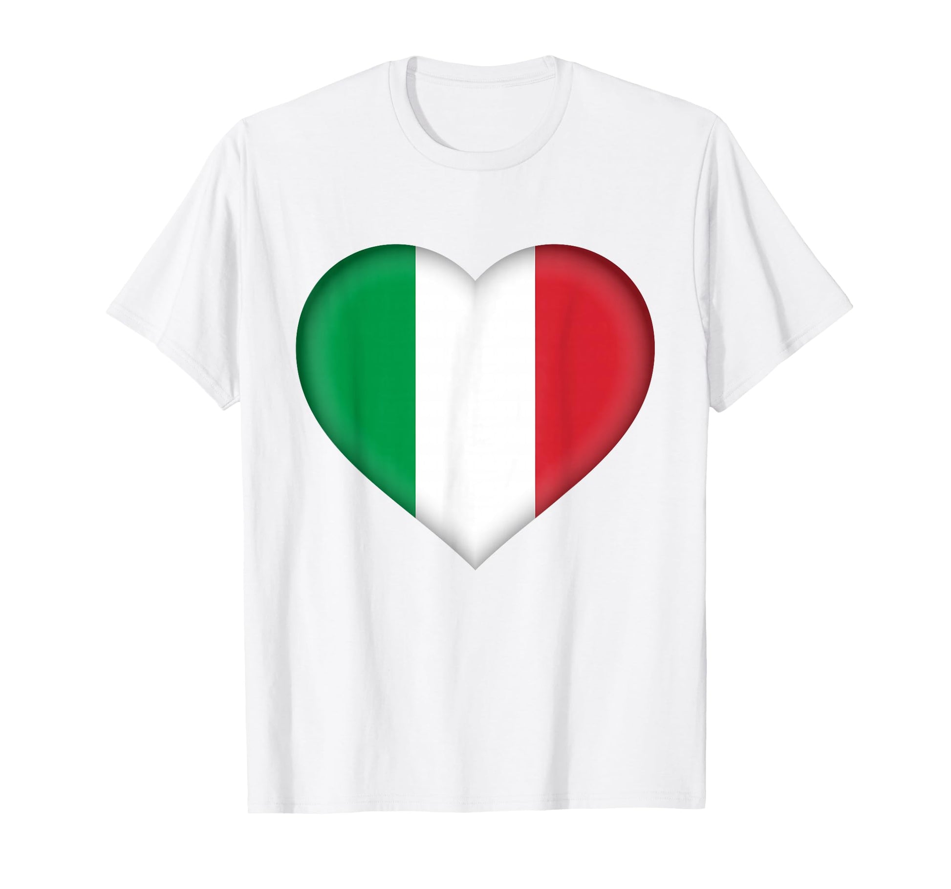 I Love Italy Italian Flag Heart Outfit T-Shirt - Graphic Print Unisex - T-Shirt, Sweatshirt, Hoodie