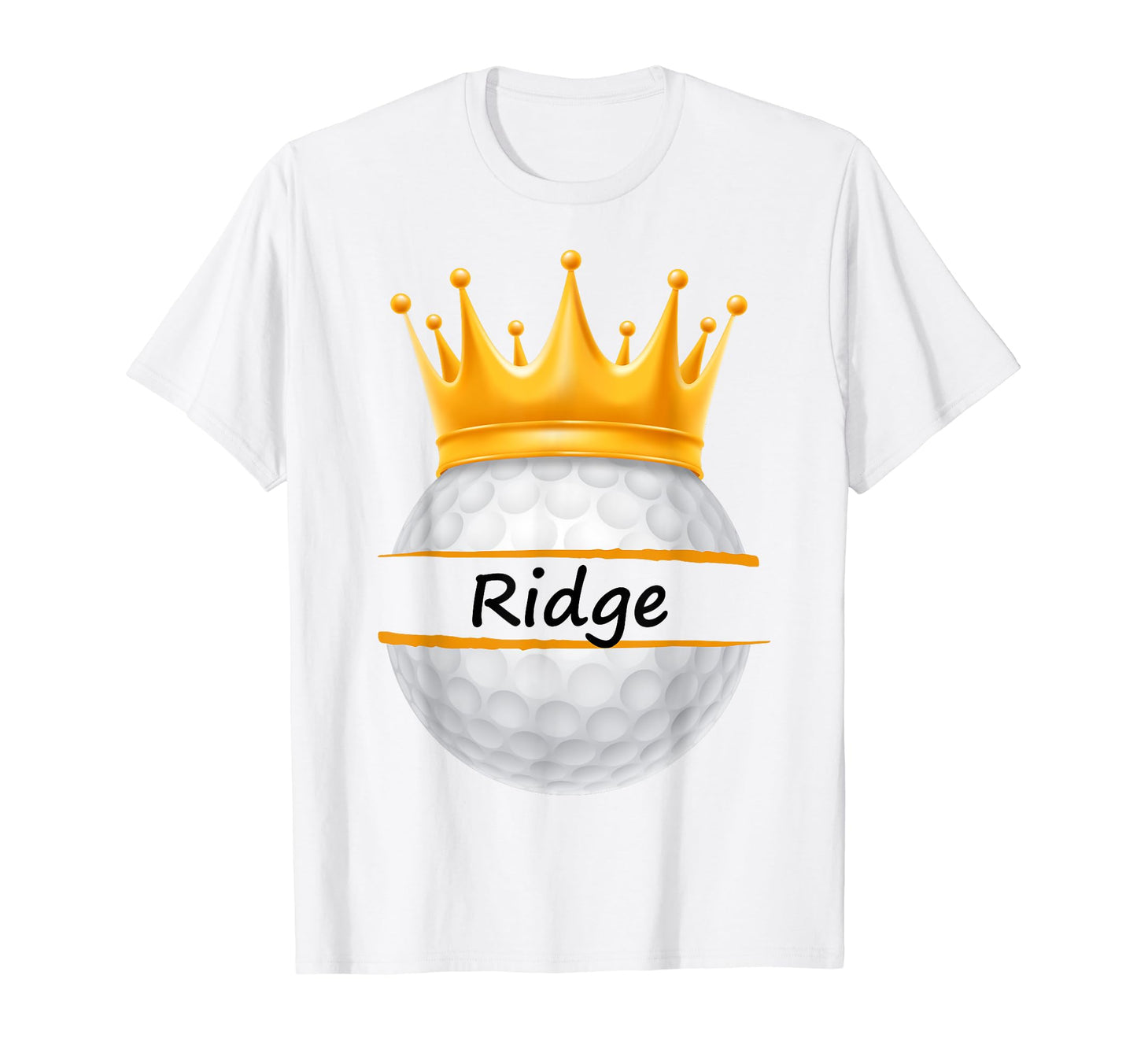 Novelty Golf Personalized Name Ridge T-Shirt - Casual Everyday Wear Unisex - T-Shirt, Sweatshirt, Hoodie