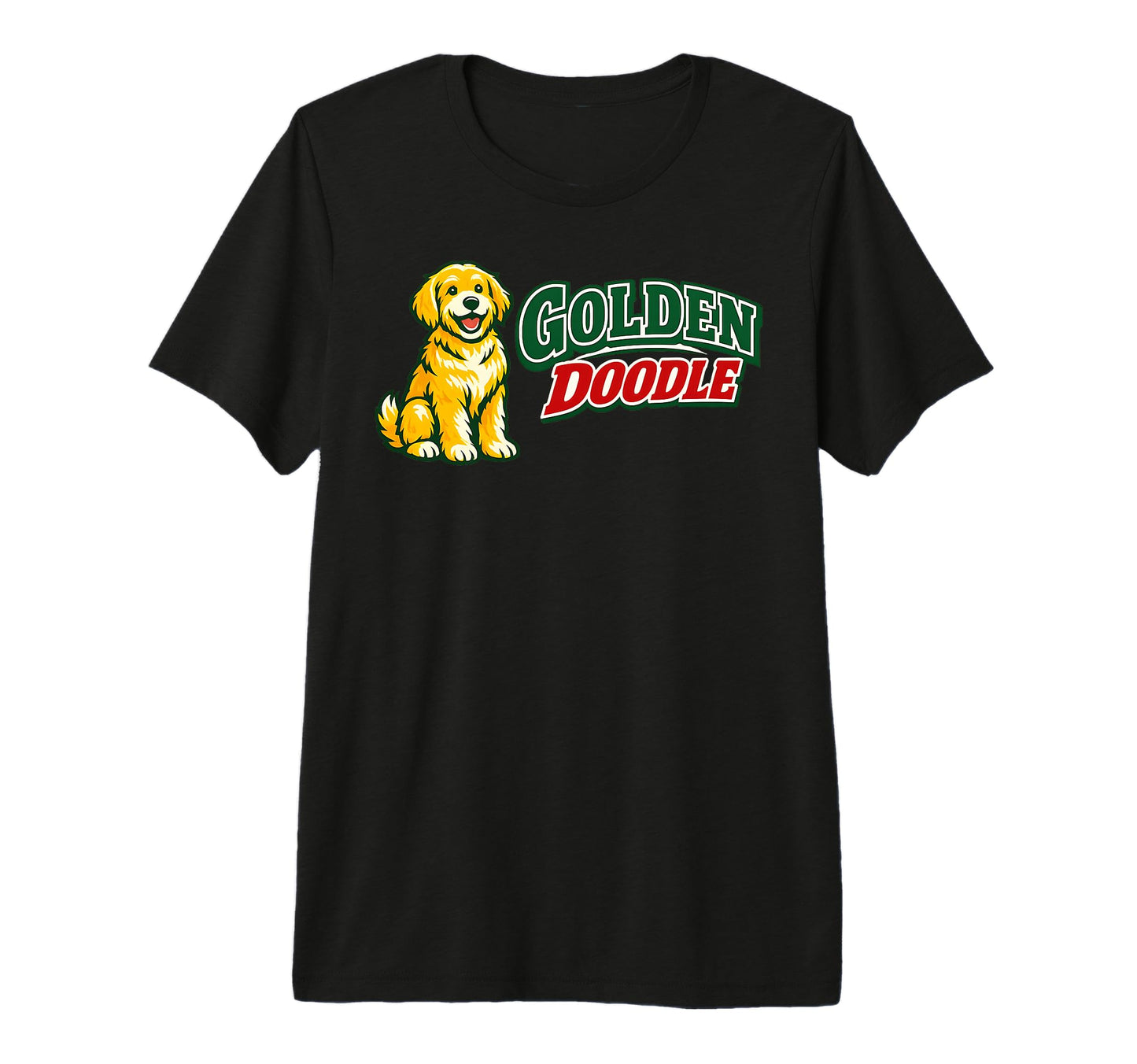 Golden Doodle Outdoor Hiking Dog T-Shirt - Aesthetic Graphic Men Women - T-Shirt, Sweatshirt, Hoodie