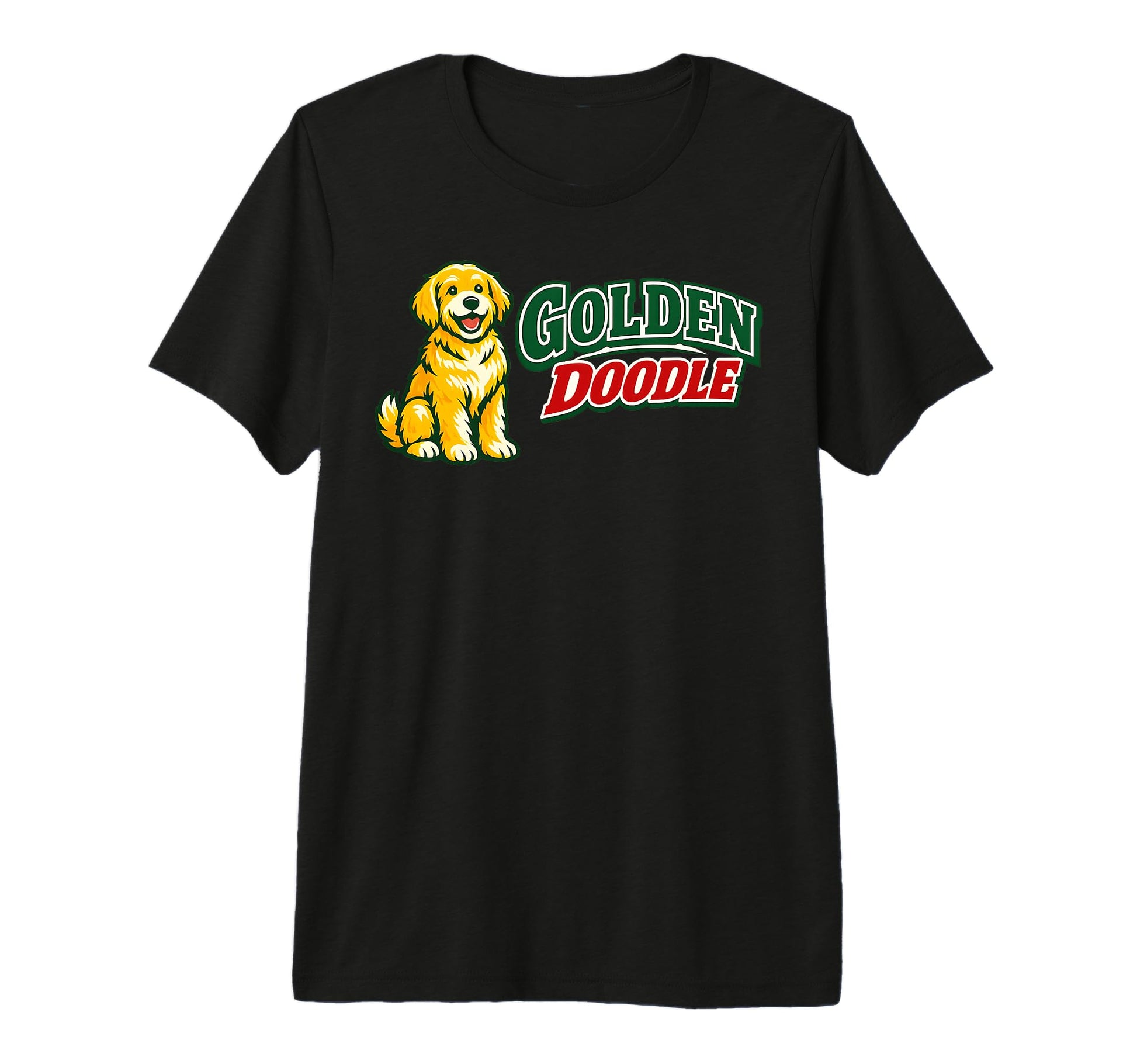 Golden Doodle Outdoor Hiking Dog T-Shirt - Aesthetic Graphic Men Women - T-Shirt, Sweatshirt, Hoodie