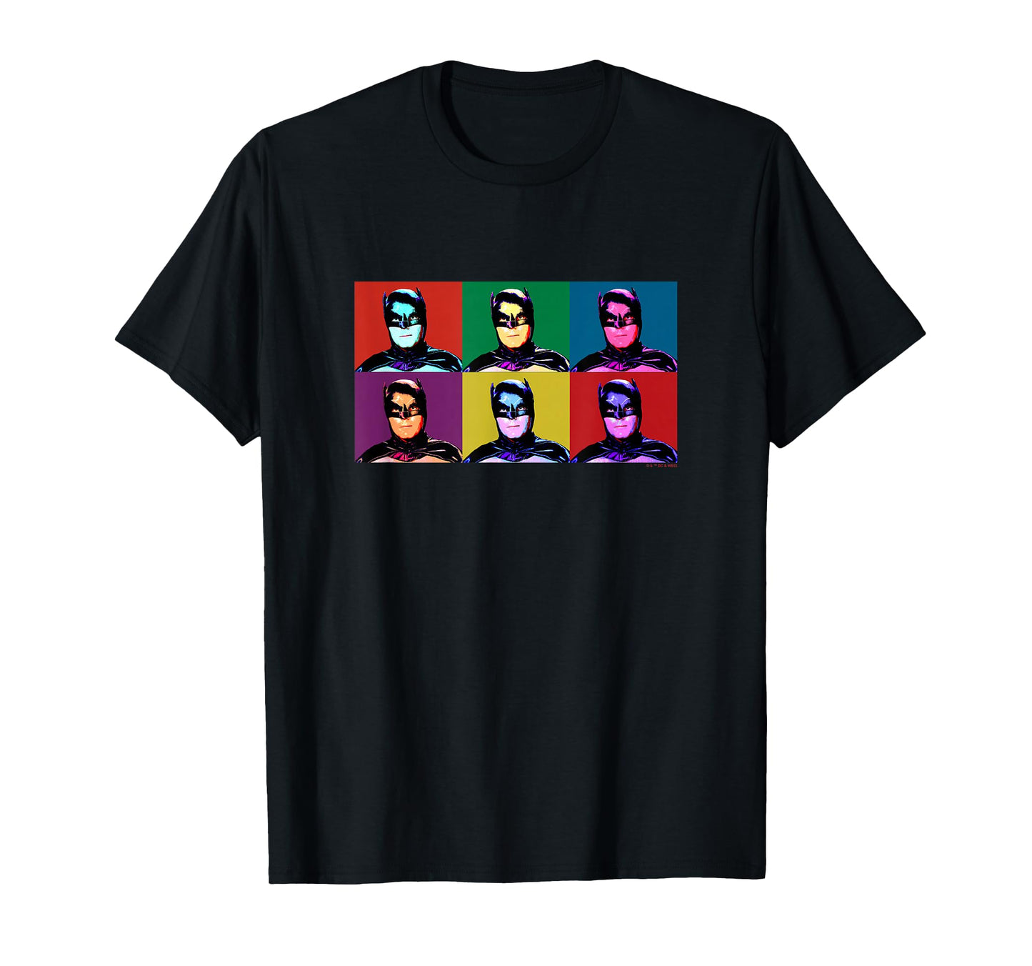 Batman 60S Adam West Batman Warhol T-Shirt - Streetwear Style for Adults - T-Shirt, Sweatshirt, Hoodie