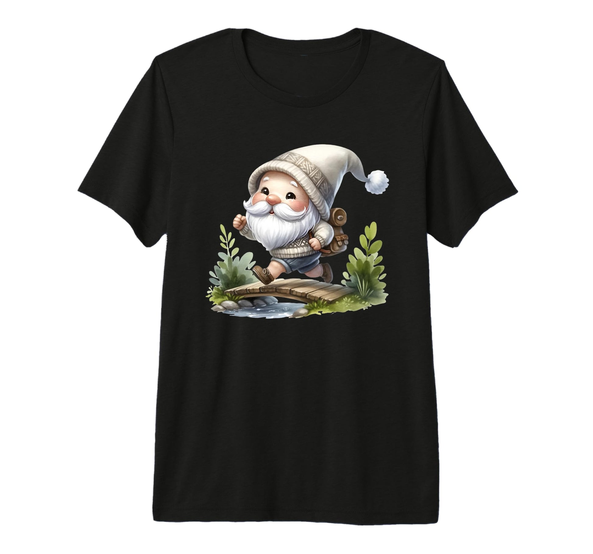 Trail Runner Gnome Walkers Funny Hiking T-Shirt - Unique Graphic Men Women - T-Shirt, Sweatshirt, Hoodie