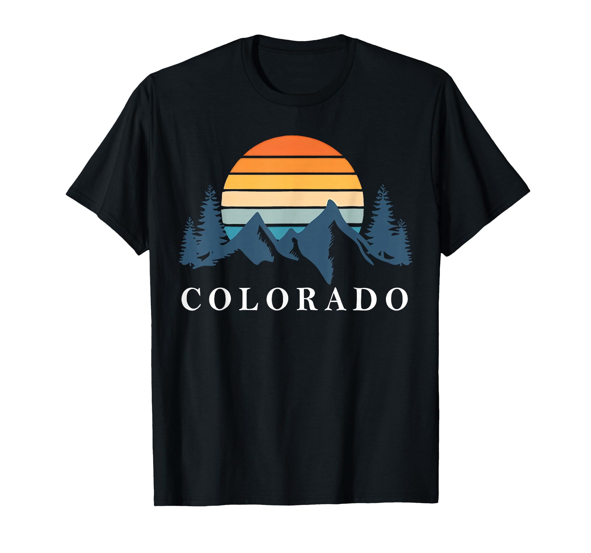 Colorado Mountain Camping Hiking T-Shirt - Casual Everyday Wear Unisex - T-Shirt, Sweatshirt, Hoodie