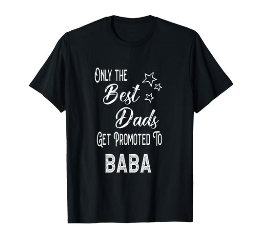 Best Dads Get Promoted To Baba Persian T-Shirt - Minimalist Print Unisex - T-Shirt, Sweatshirt, Hoodie