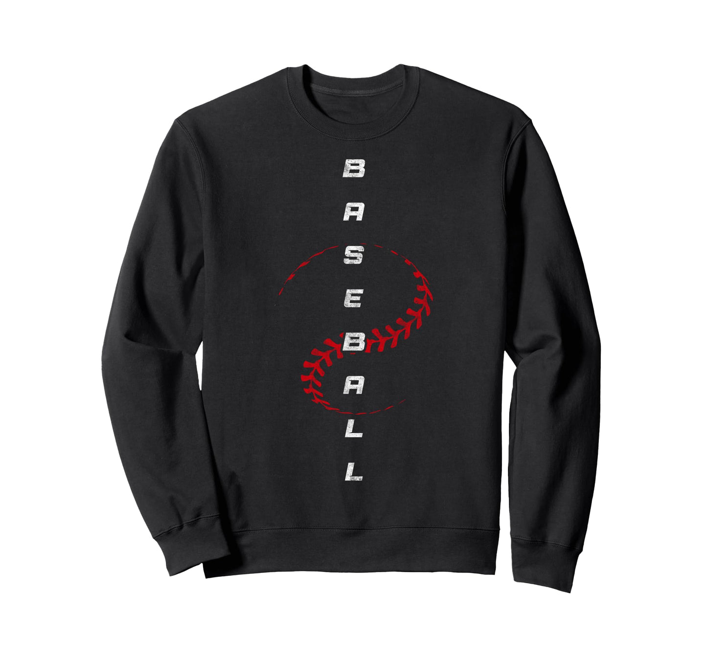 Baseball Ball Baseball Lover Sweatshirt - Minimalist Print for Adults - T-Shirt, Sweatshirt, Hoodie