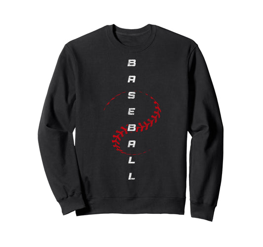 Baseball Ball Baseball Lover Sweatshirt - Minimalist Print for Adults - T-Shirt, Sweatshirt, Hoodie