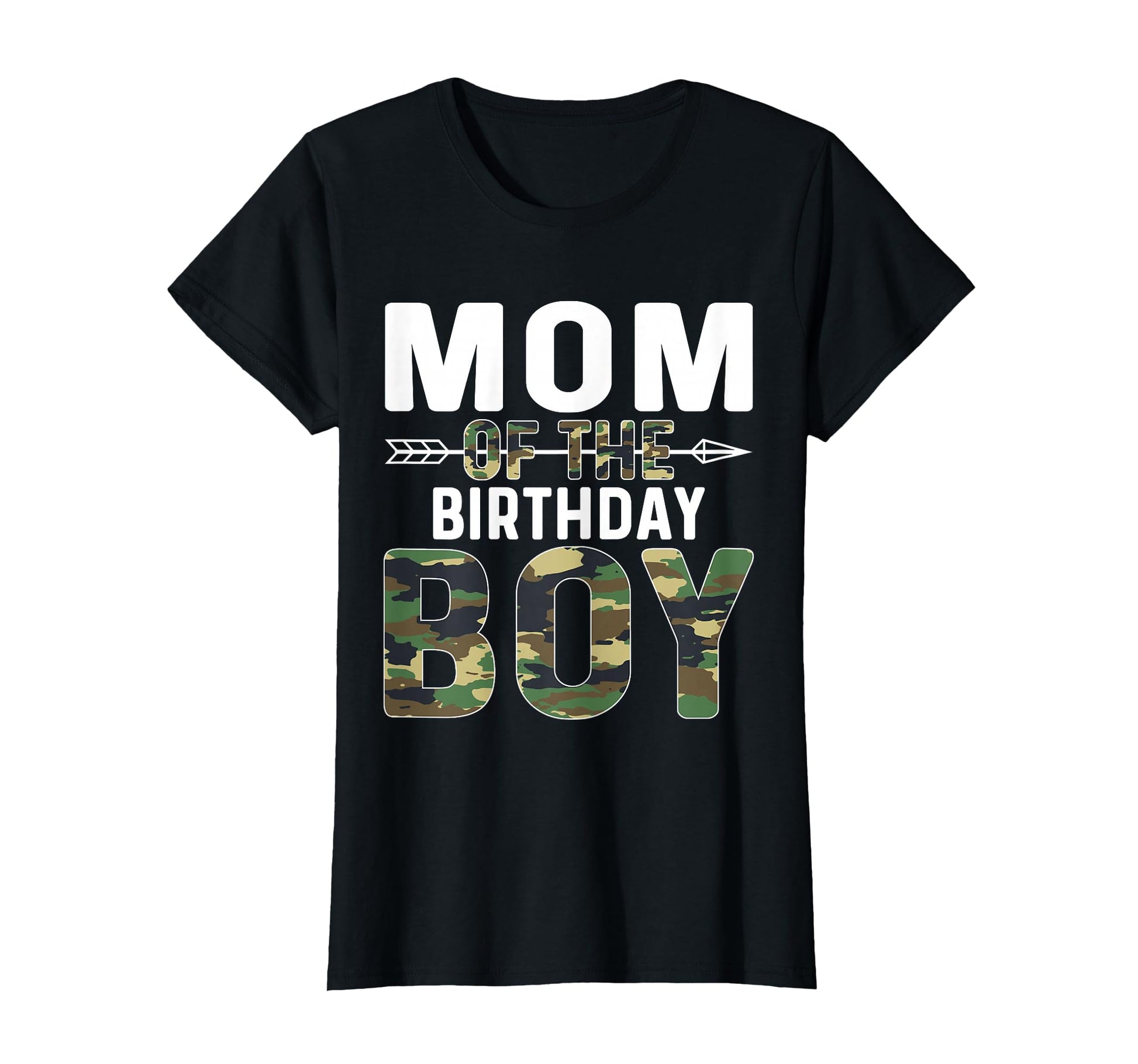 Camouflage Mom Birthday T-Shirt - Custom Art Print Men Women - T-Shirt, Sweatshirt, Hoodie