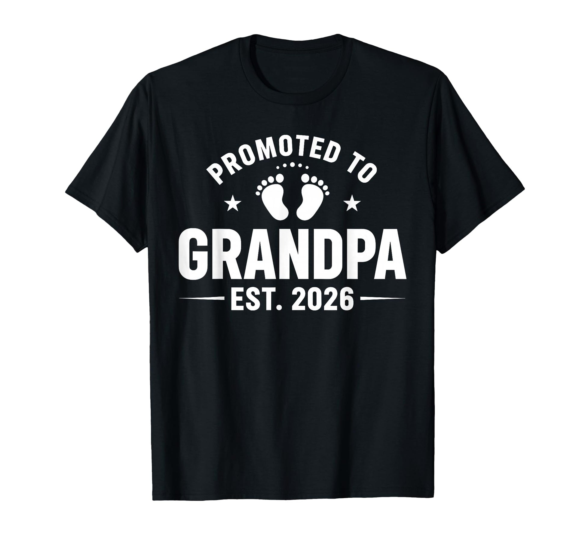 Mens Promoted To Grandpa Est 2026 T-Shirt - Graphic Print for Adults - T-Shirt, Sweatshirt, Hoodie