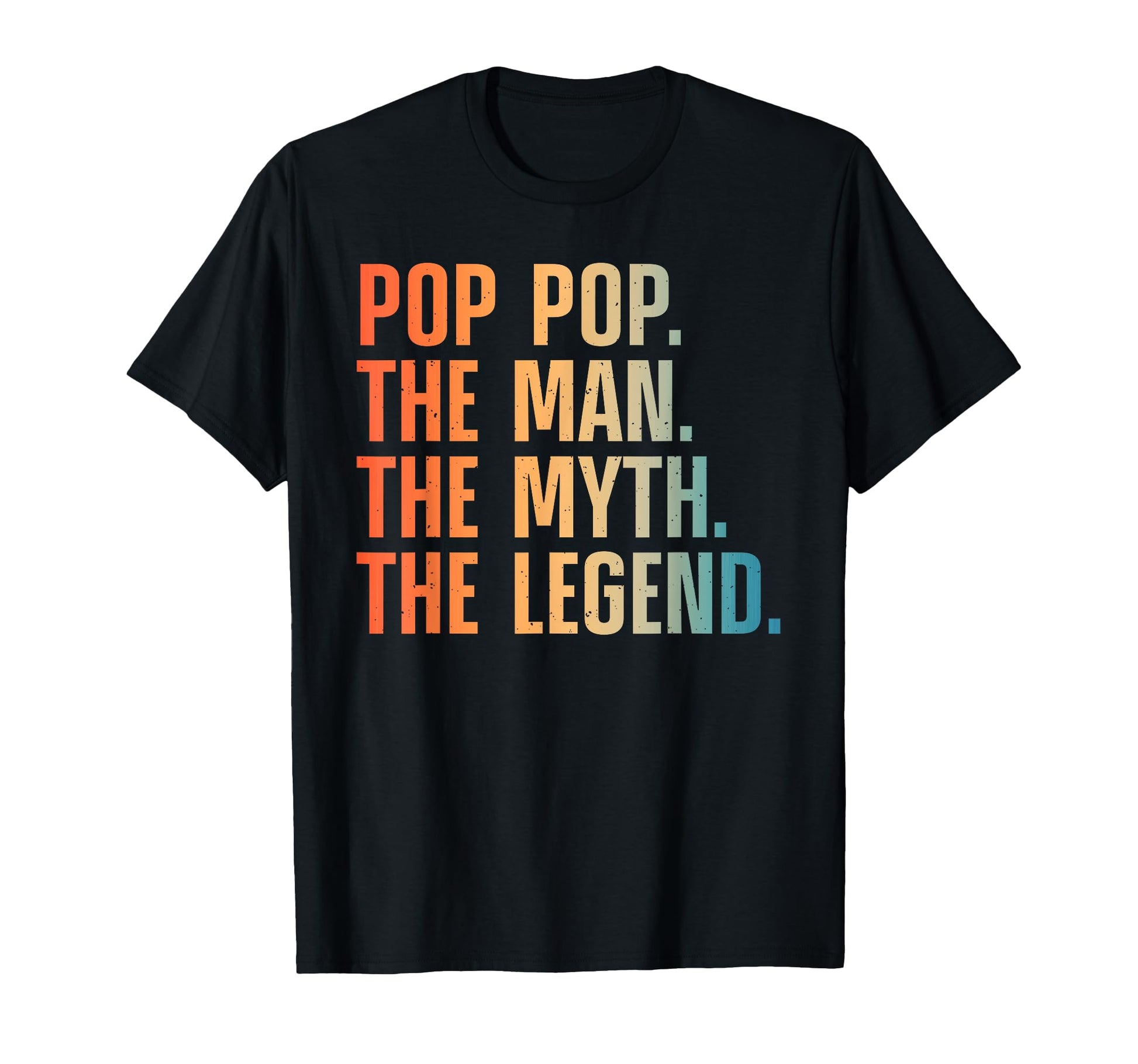 Pop Pop Art Grandpa Grandfather From T-Shirt - Trendy Graphic for Adults - T-Shirt, Sweatshirt, Hoodie