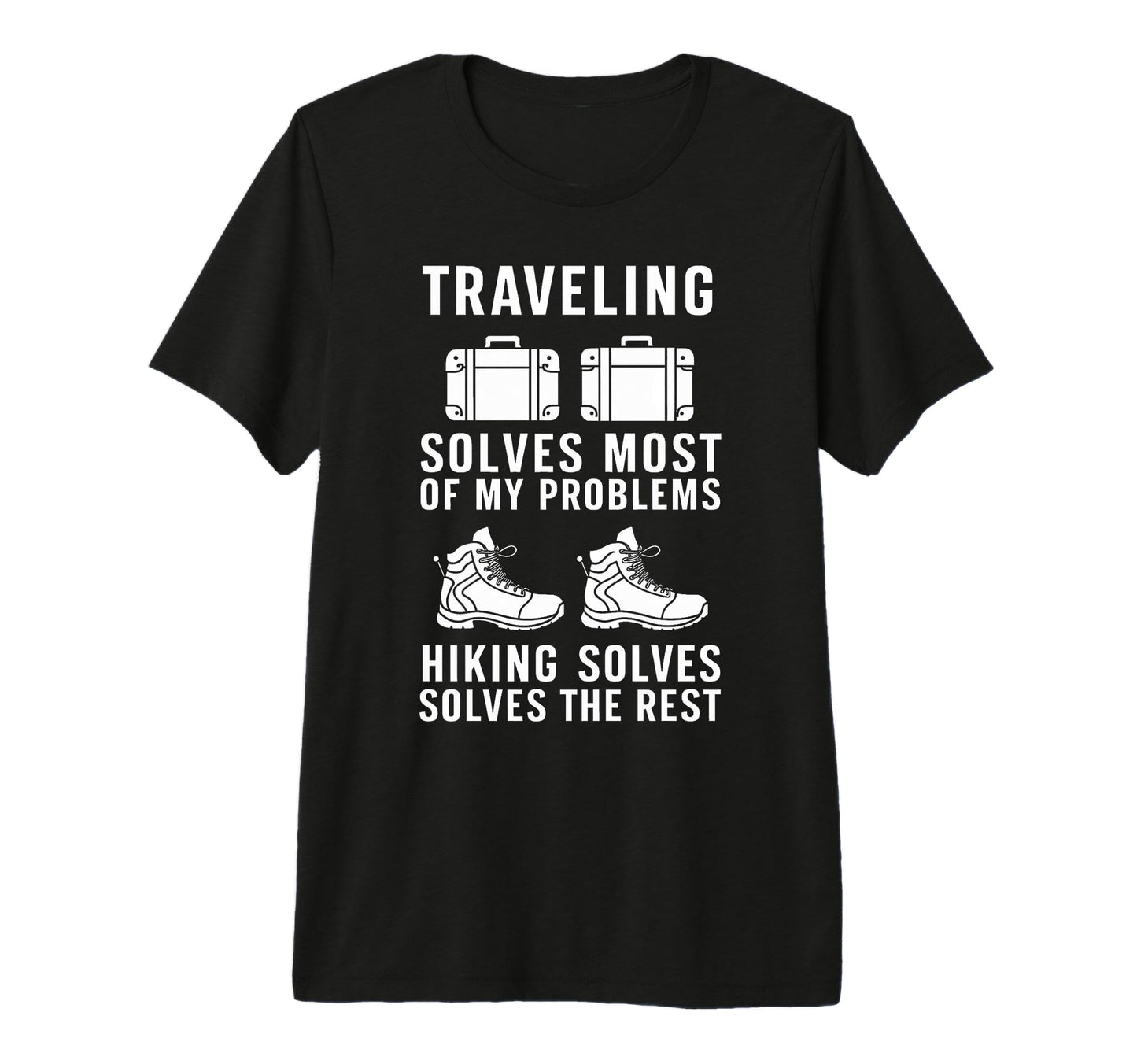 Traveling And Hiking Gifts Fathers T-Shirt - Minimalist Print for Adults - T-Shirt, Sweatshirt, Hoodie