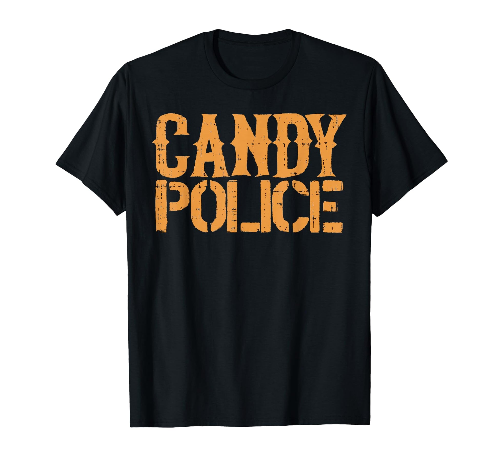 Candy Police Funny Halloween Costume T-Shirt - Custom Art Print Unisex - T-Shirt, Sweatshirt, Hoodie