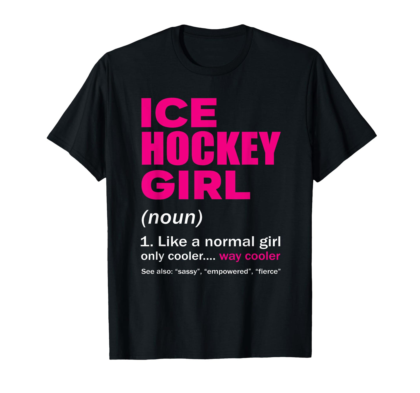 Ice Hockey Sport Ice Skating Gift T-Shirt - Casual Everyday Wear Unisex - T-Shirt, Sweatshirt, Hoodie
