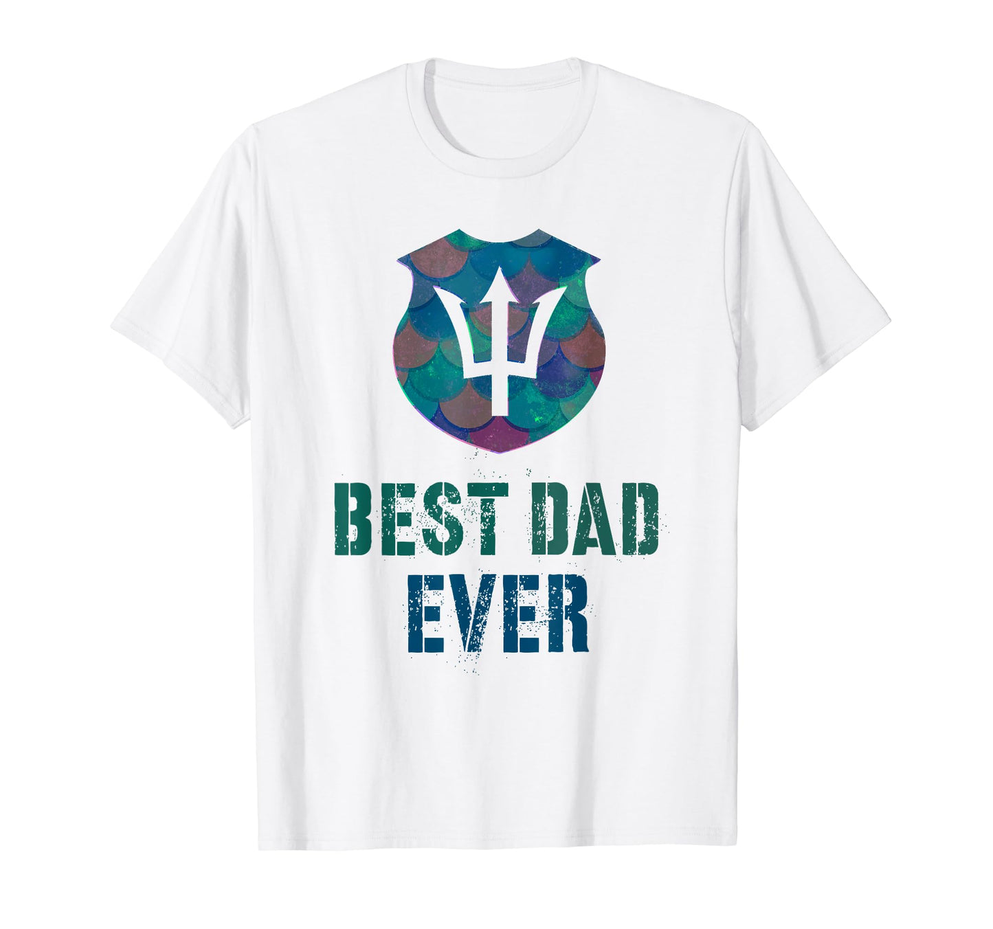Funny Best Dad Ever Mermaid Dad Beach T-Shirt - Unique Graphic Men Women - T-Shirt, Sweatshirt, Hoodie