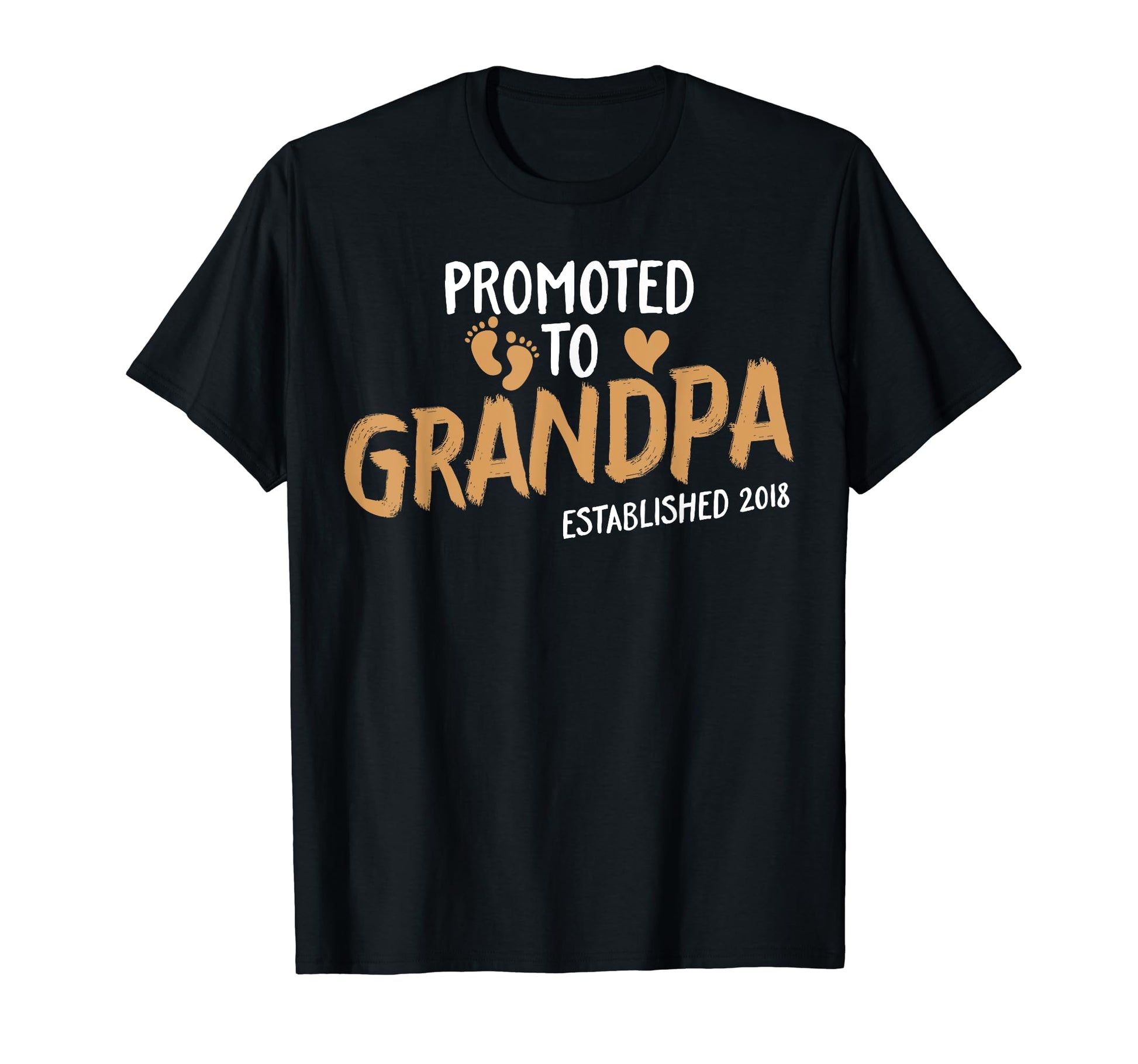 Mens Promoted To Grandpa Est 2018 New T-Shirt - Novelty Apparel Men Women - T-Shirt, Sweatshirt, Hoodie