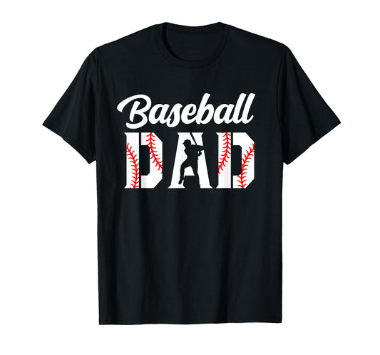 Baseball Dad Dad Baseball T-Shirt - Fun Novelty Design Men Women - T-Shirt, Sweatshirt, Hoodie