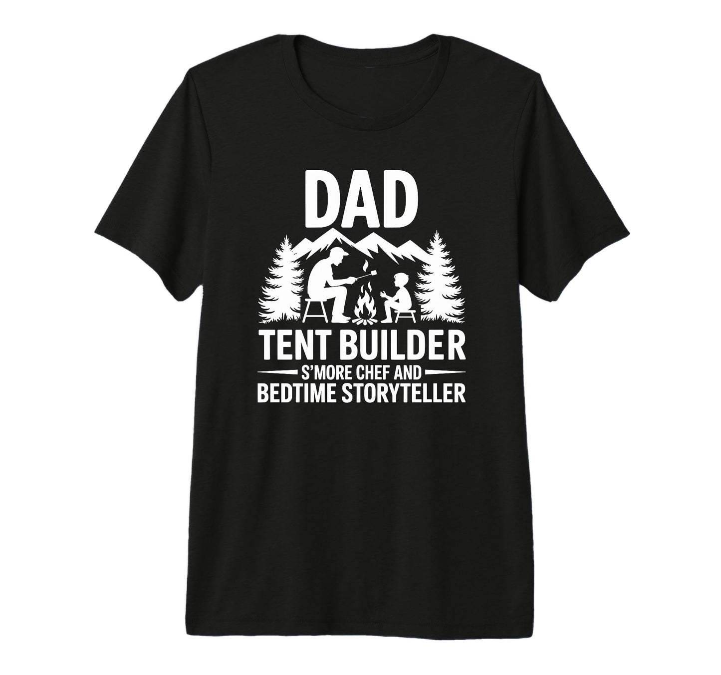 Funny Camping Dad Camper And Nature T-Shirt - Aesthetic Graphic for Adults - T-Shirt, Sweatshirt, Hoodie