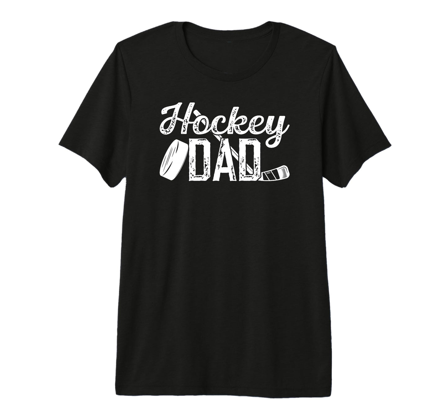 Mens Hockey Dad Hockey Player Ice T-Shirt - Custom Art Print Men Women - T-Shirt, Sweatshirt, Hoodie