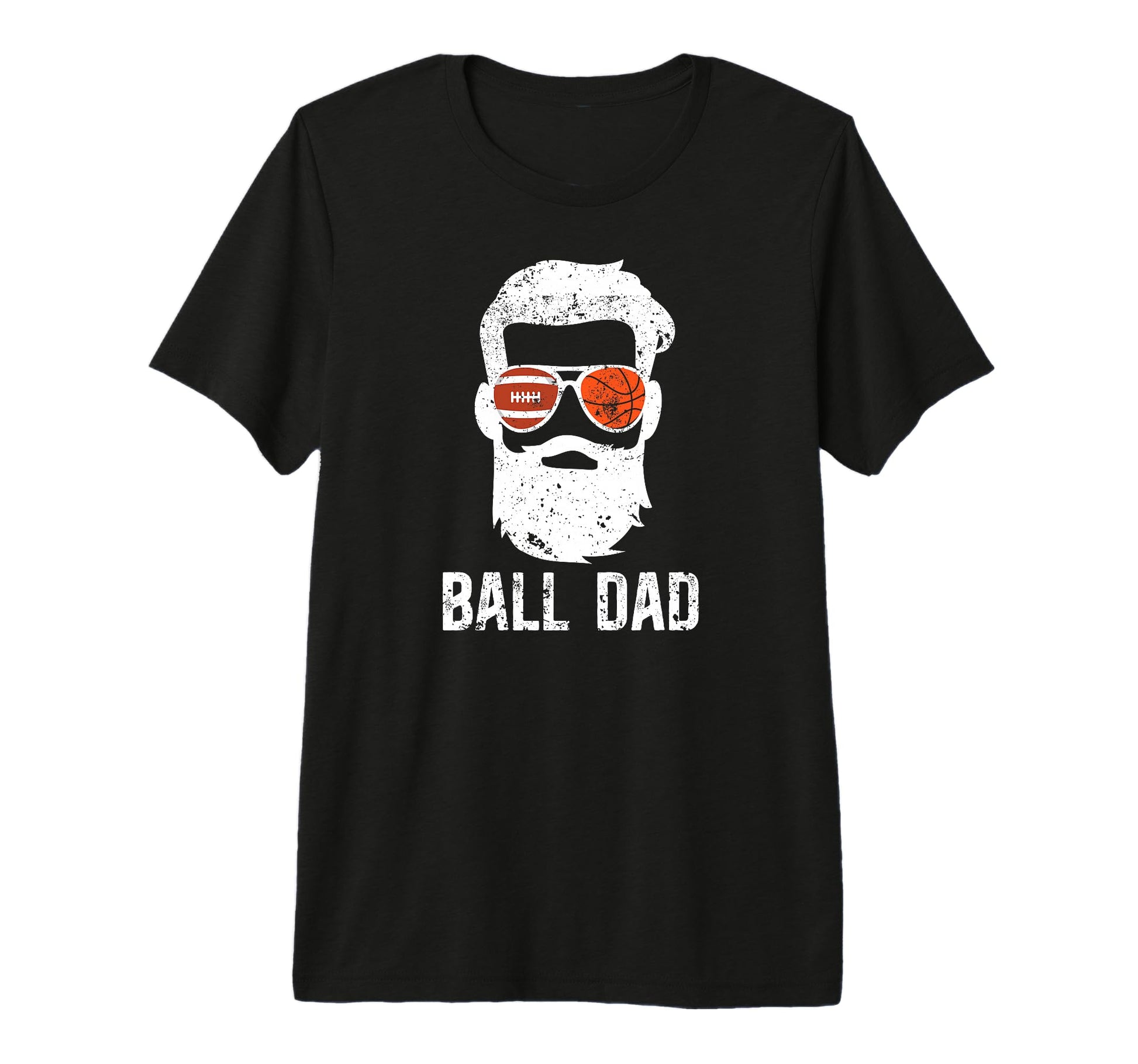 Mens Ball Dad Football T-Shirt - Casual Everyday Wear for Adults - T-Shirt, Sweatshirt, Hoodie