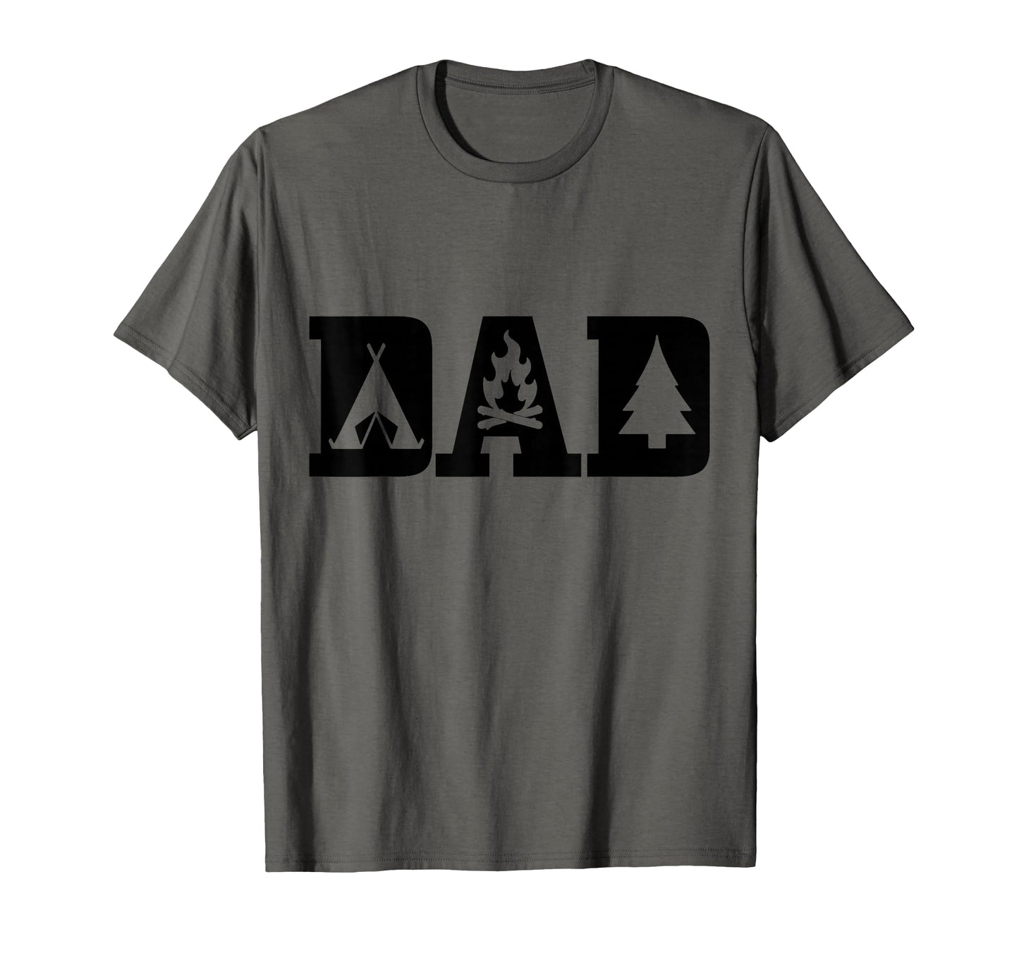 Camping Dad Fathers Day Outdoor T-Shirt - Custom Art Print Unisex - T-Shirt, Sweatshirt, Hoodie