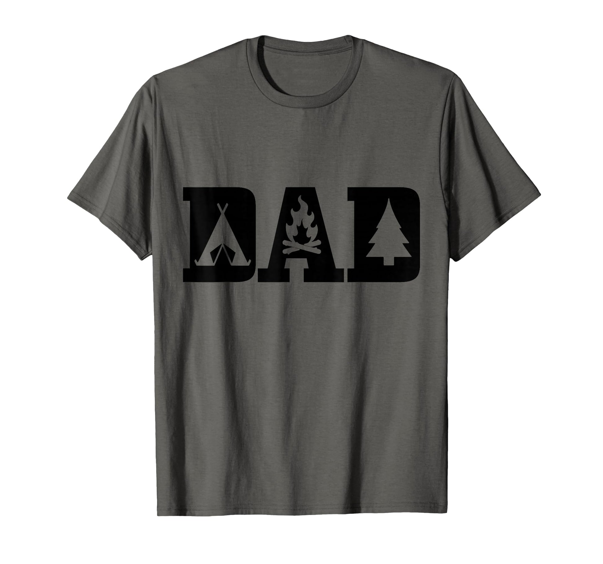 Camping Dad Fathers Day Outdoor T-Shirt - Custom Art Print Unisex - T-Shirt, Sweatshirt, Hoodie