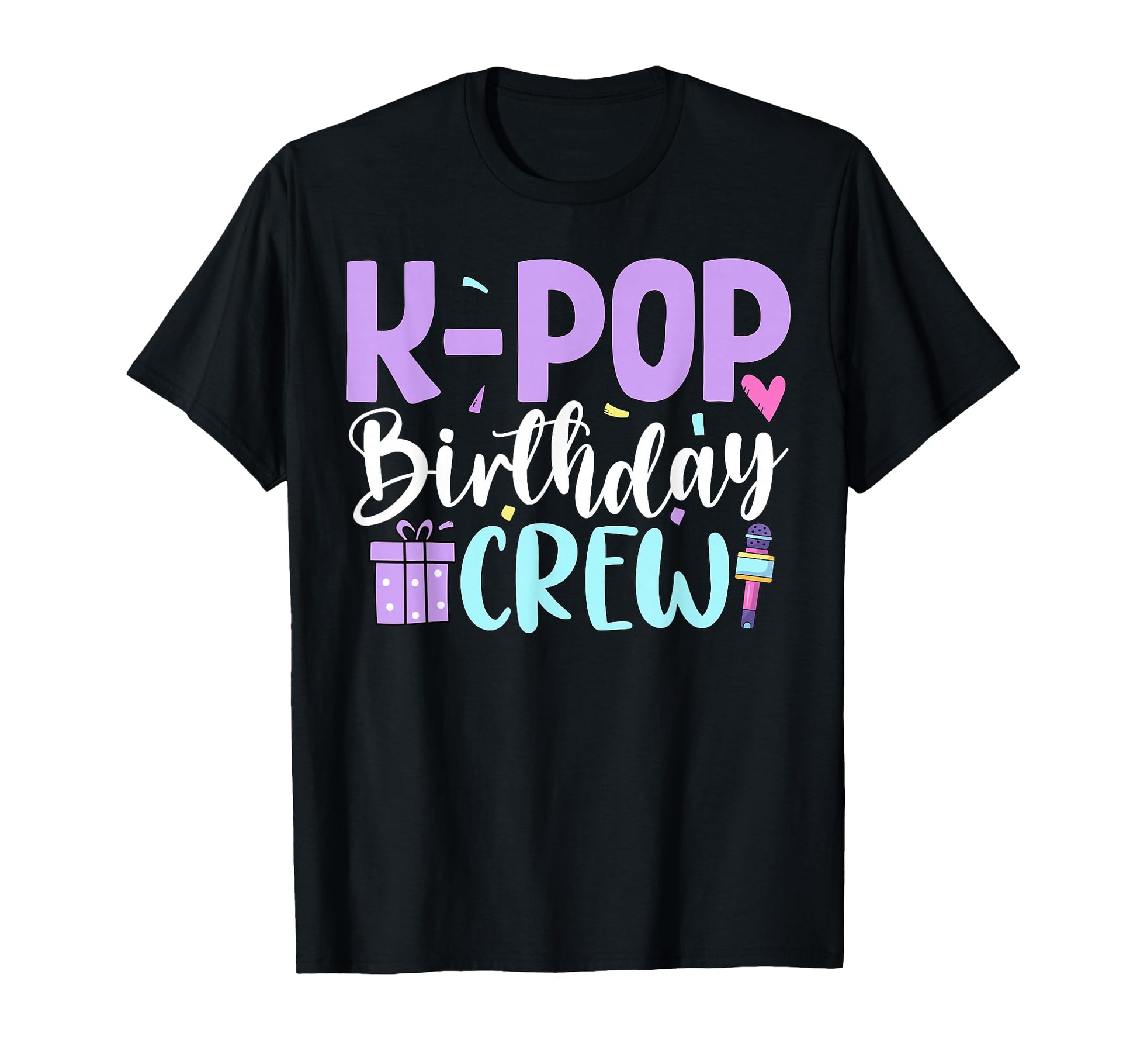 K Pop Birthday Crew Korean Pop Birthday T-Shirt - Unique Graphic Unisex - T-Shirt, Sweatshirt, Hoodie