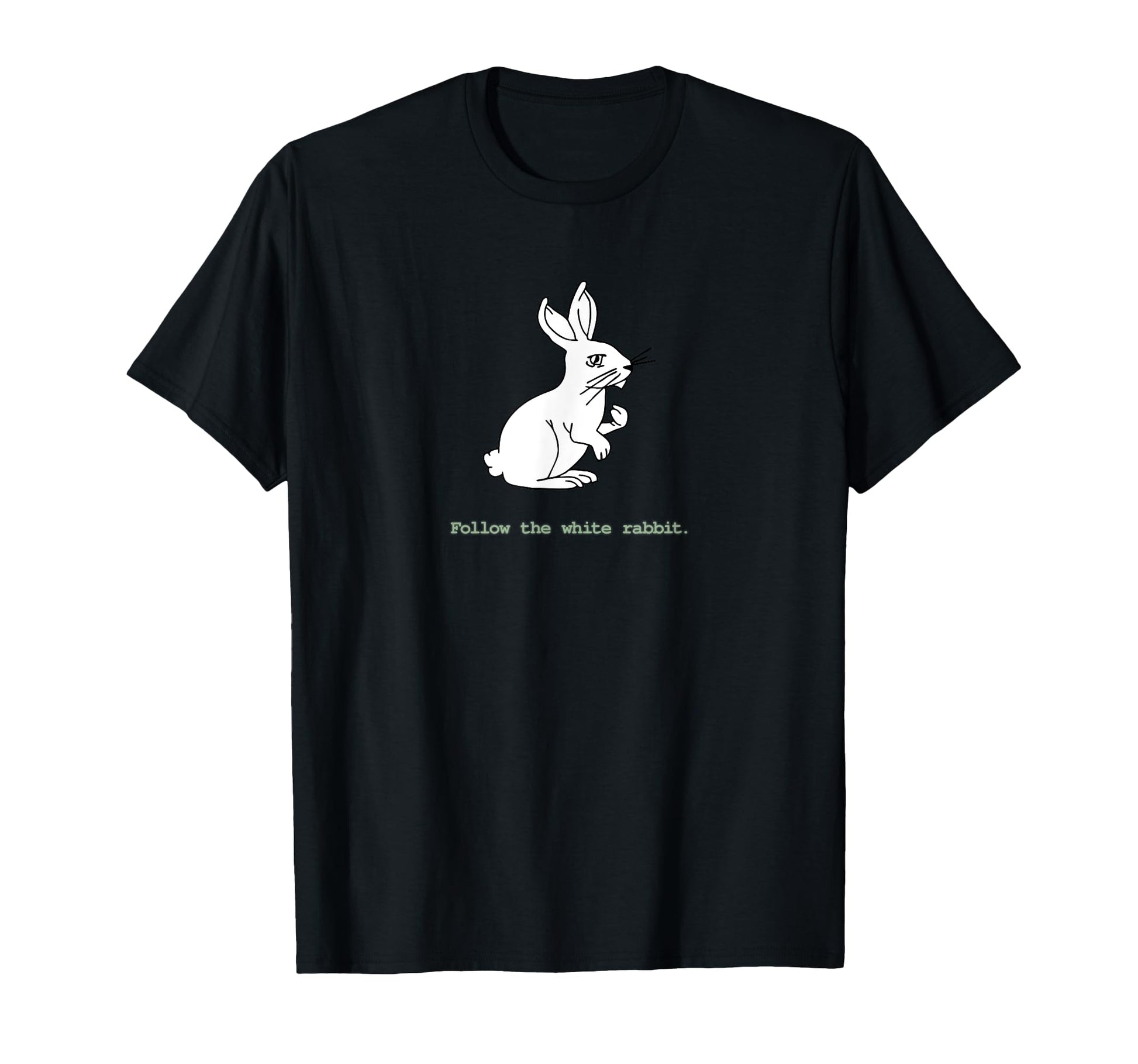Follow White Rabbit Pop Art 90S 2000S T-Shirt - Trendy Graphic Men Women - T-Shirt, Sweatshirt, Hoodie