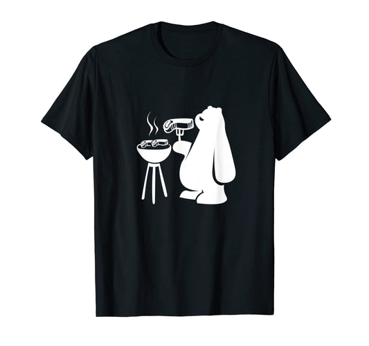 Camper Bear Nature Wildlife Hiking T-Shirt - Casual Everyday Wear Men Women - T-Shirt, Sweatshirt, Hoodie