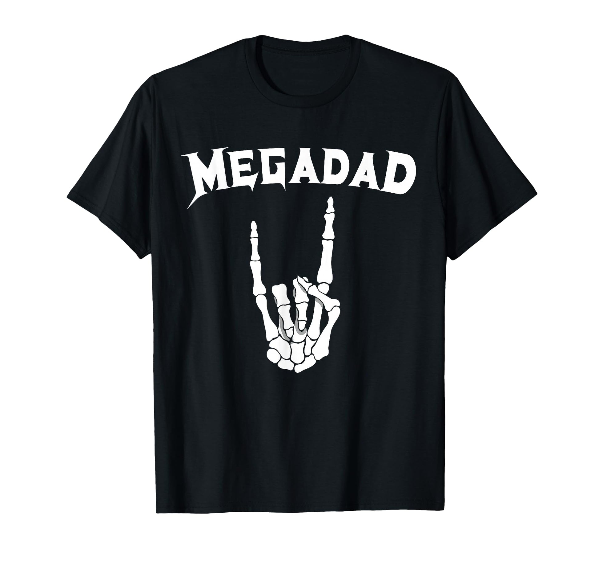 Megadad Skeleton Rocker Dad Megadad T-Shirt - Aesthetic Graphic Men Women - T-Shirt, Sweatshirt, Hoodie