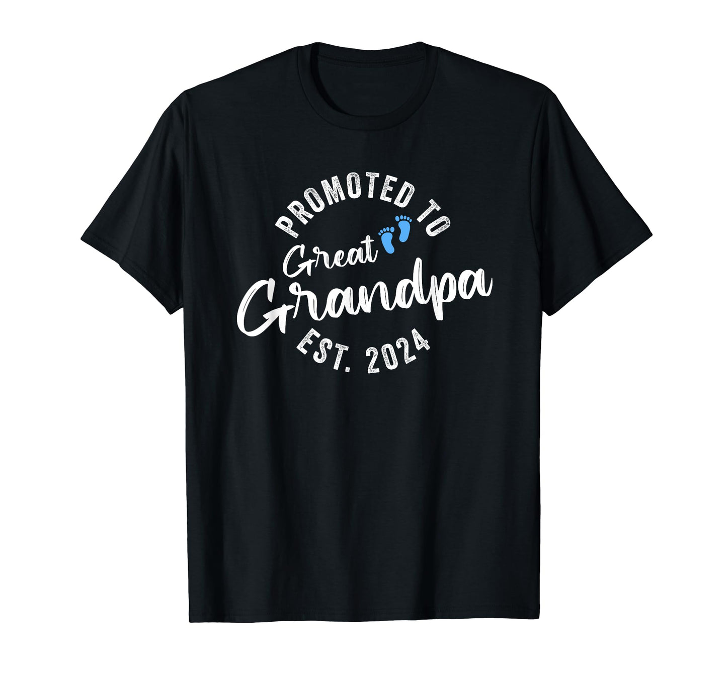 Promoted To Great Grandpa 2024 T-Shirt - Custom Art Print for Adults - T-Shirt, Sweatshirt, Hoodie