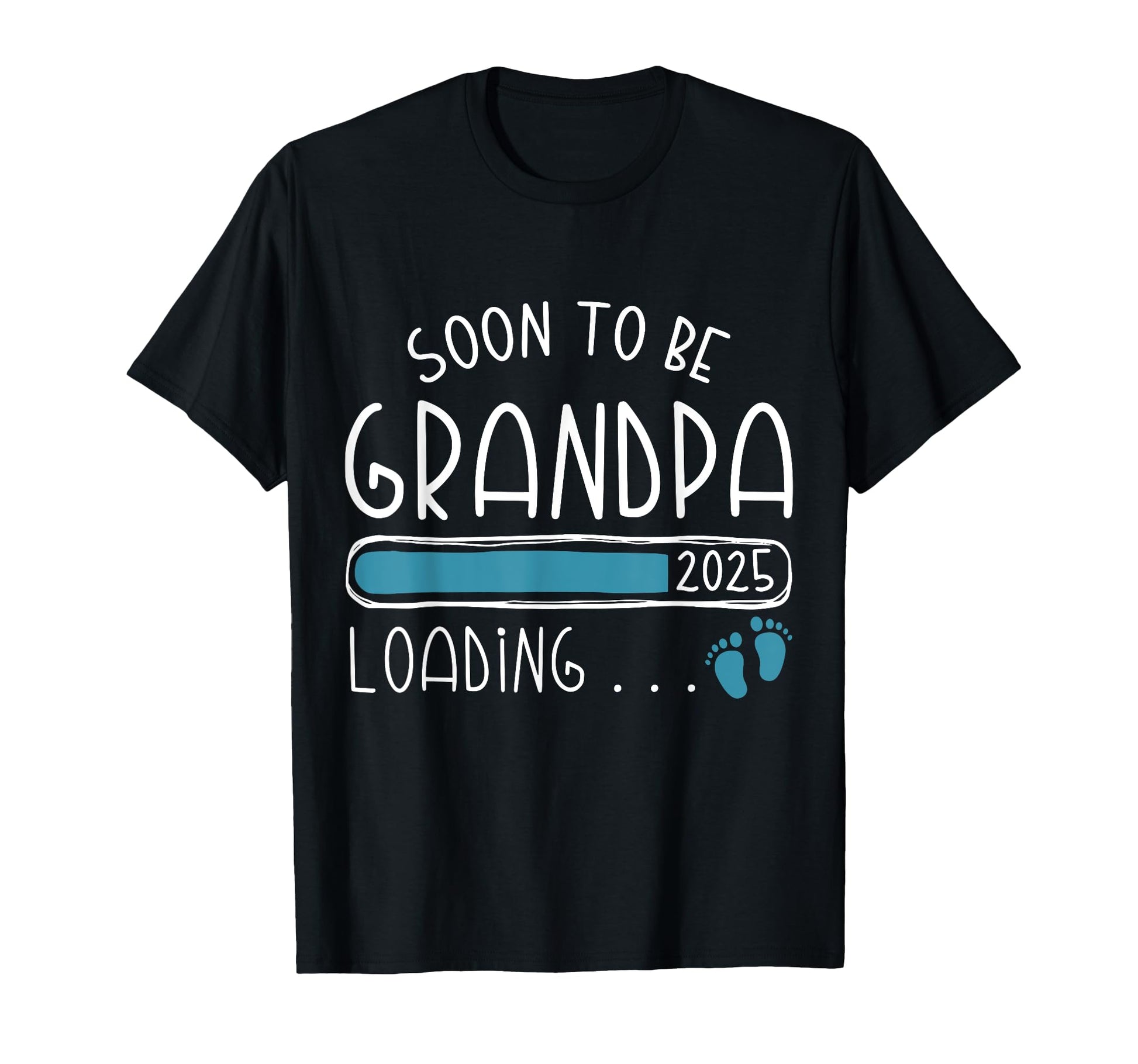 Soon To Be Grandpa 2025 Loading T-Shirt - Unique Graphic for Adults - T-Shirt, Sweatshirt, Hoodie
