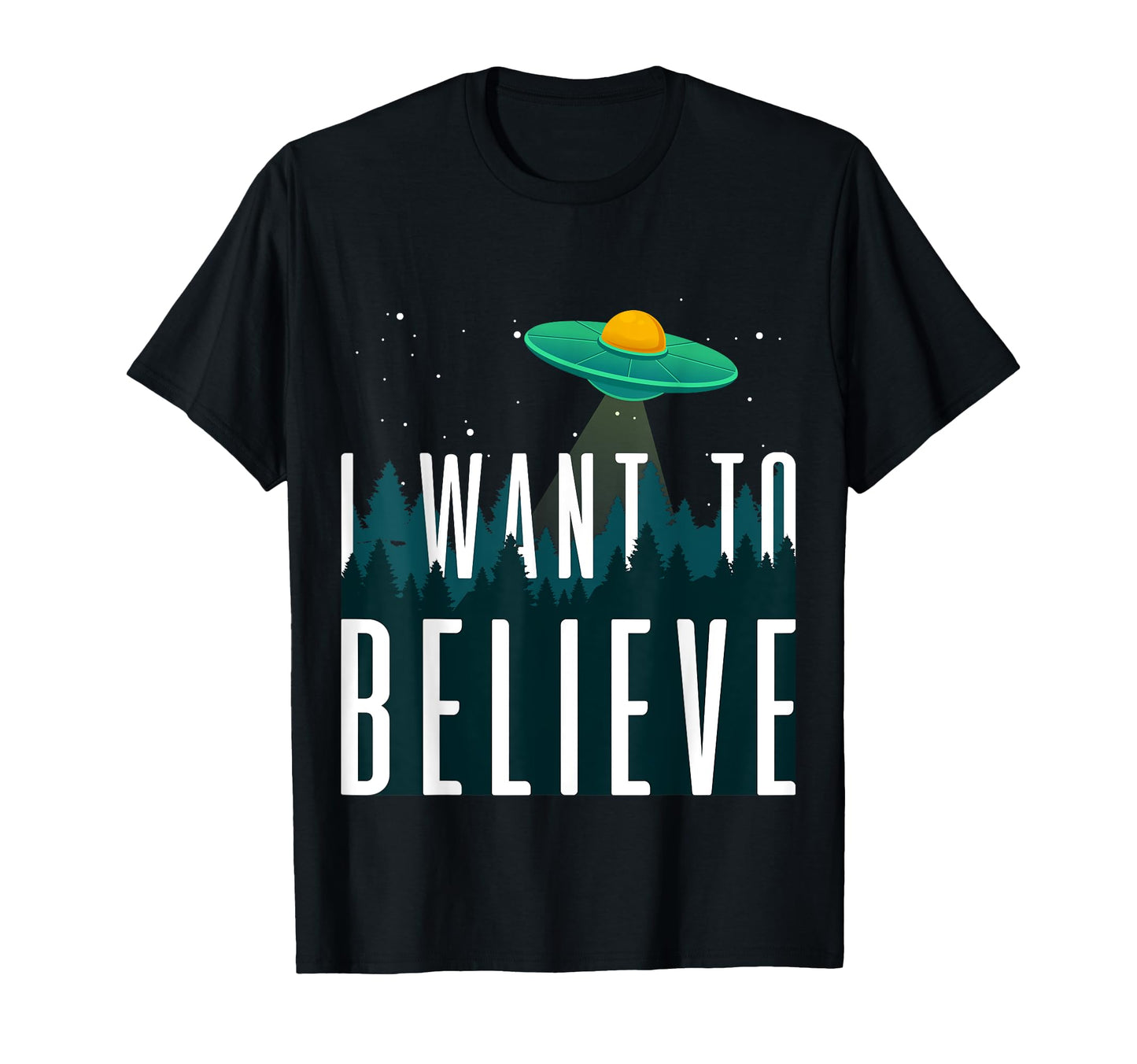 I Want To Believe Truth Is Out There T-Shirt - Custom Art Print Unisex - T-Shirt, Sweatshirt, Hoodie