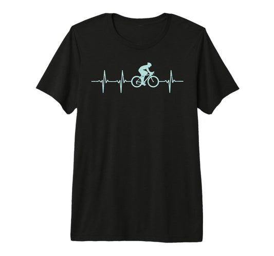 Bmx Bike Heartbeat Racing Biking T-Shirt - Fun Novelty Design Unisex - T-Shirt, Sweatshirt, Hoodie