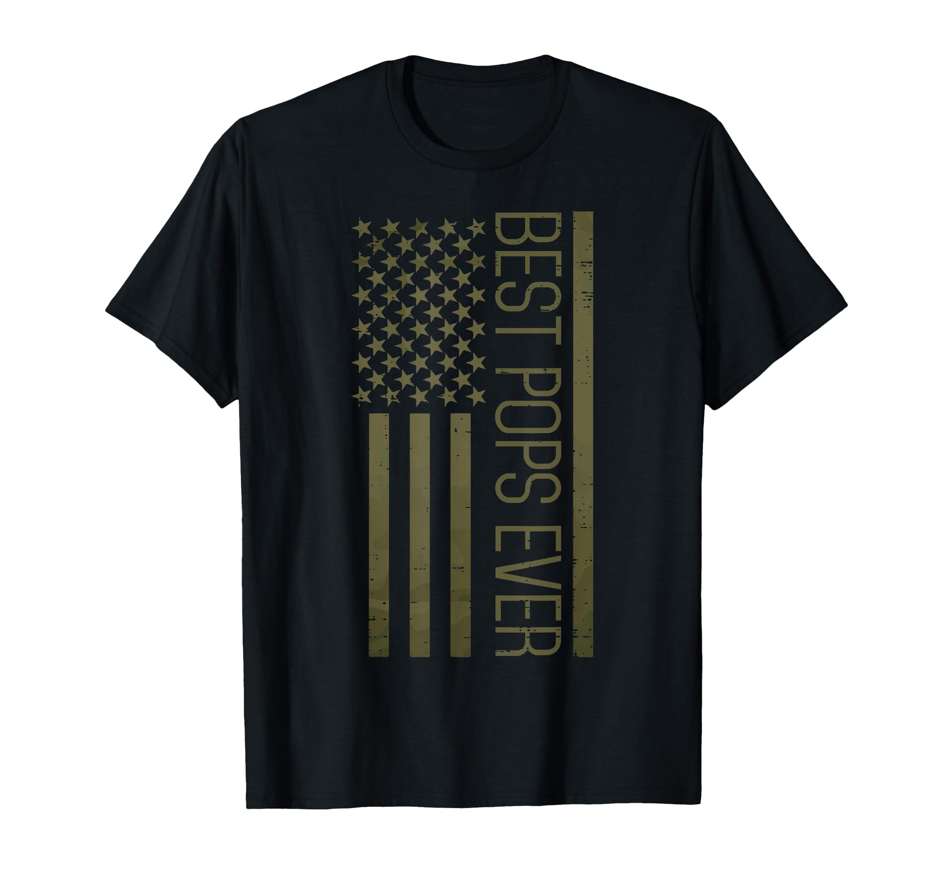 Fathers Day Best Pops Ever America T-Shirt - Custom Art Print for Adults - T-Shirt, Sweatshirt, Hoodie