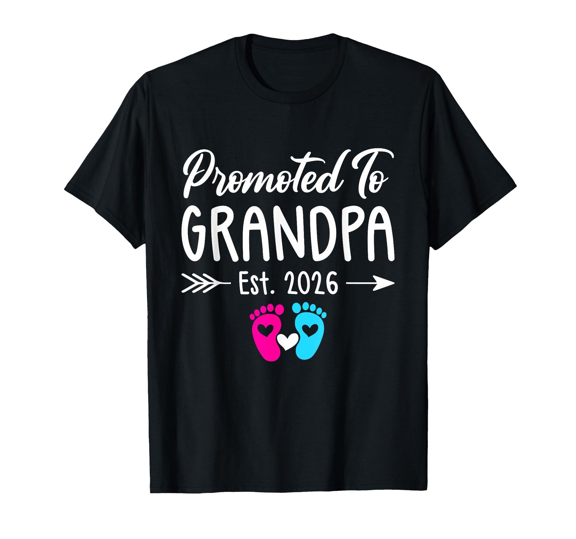 Promoted To Grandpa Est 2026 Family T-Shirt - Novelty Apparel Men Women - T-Shirt, Sweatshirt, Hoodie