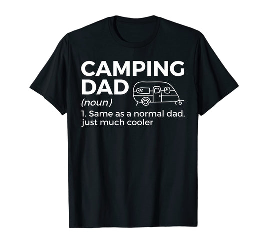 Camping Dad Definition Funny Rv T-Shirt - Custom Art Print for Adults - T-Shirt, Sweatshirt, Hoodie