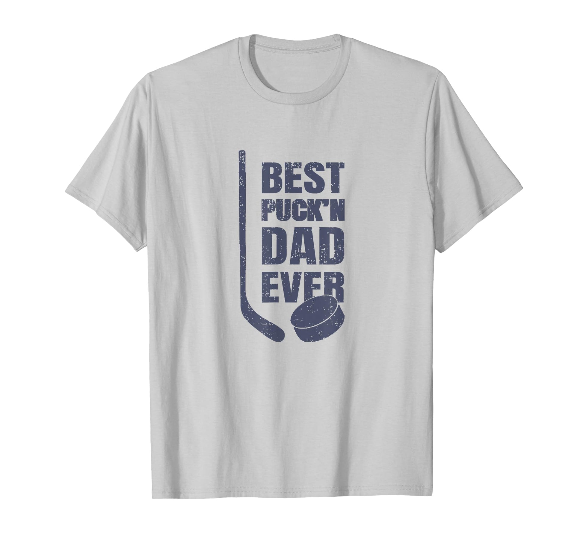 Funny Hockey Dad Best Puckn Dad Ever T-Shirt - Custom Art Print Unisex - T-Shirt, Sweatshirt, Hoodie