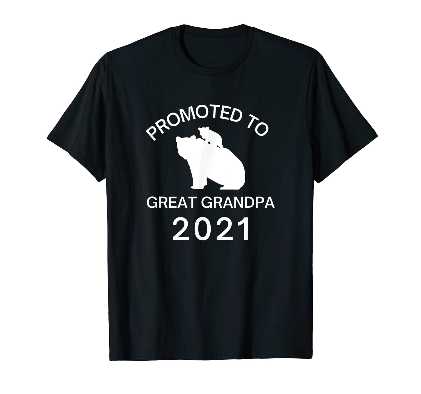 Mens Promoted To Great Grandpa 2021 T-Shirt - Trendy Graphic for Adults - T-Shirt, Sweatshirt, Hoodie