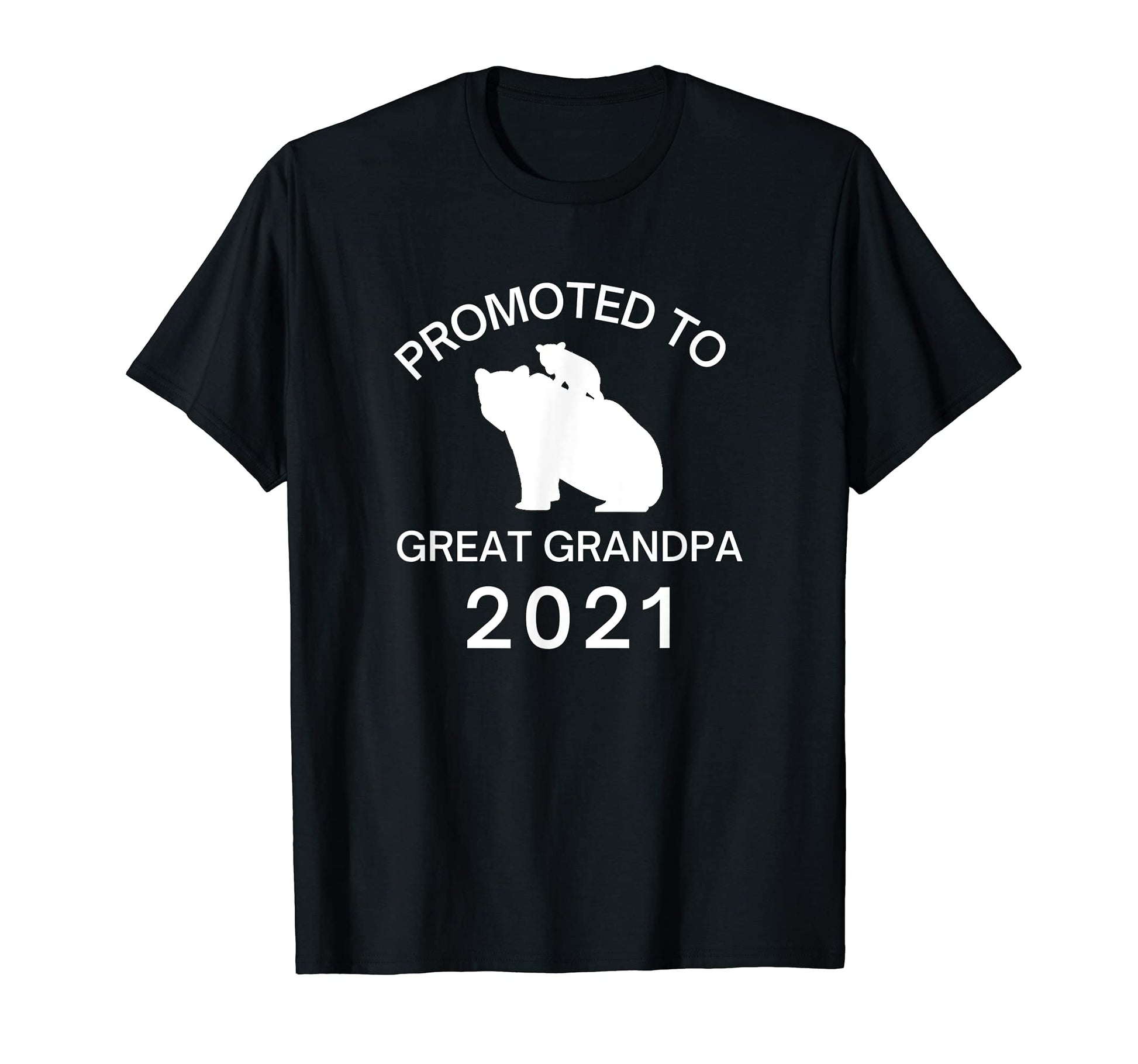 Mens Promoted To Great Grandpa 2021 T-Shirt - Trendy Graphic for Adults - T-Shirt, Sweatshirt, Hoodie