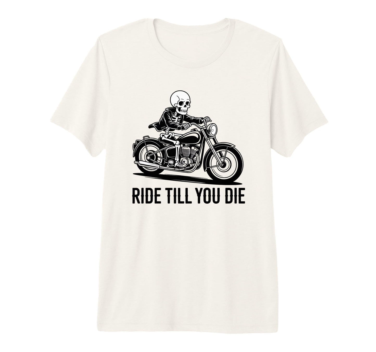 Biker Motorbiker Motorcyclist Dirt T-Shirt - Minimalist Print Men Women - T-Shirt, Sweatshirt, Hoodie