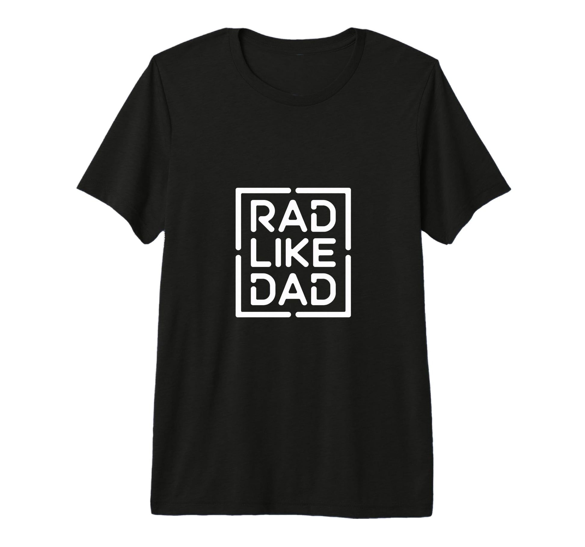 Rad Like Dad Fun All Ages Tri Blend T-Shirt - Trendy Graphic Unisex - T-Shirt, Sweatshirt, Hoodie