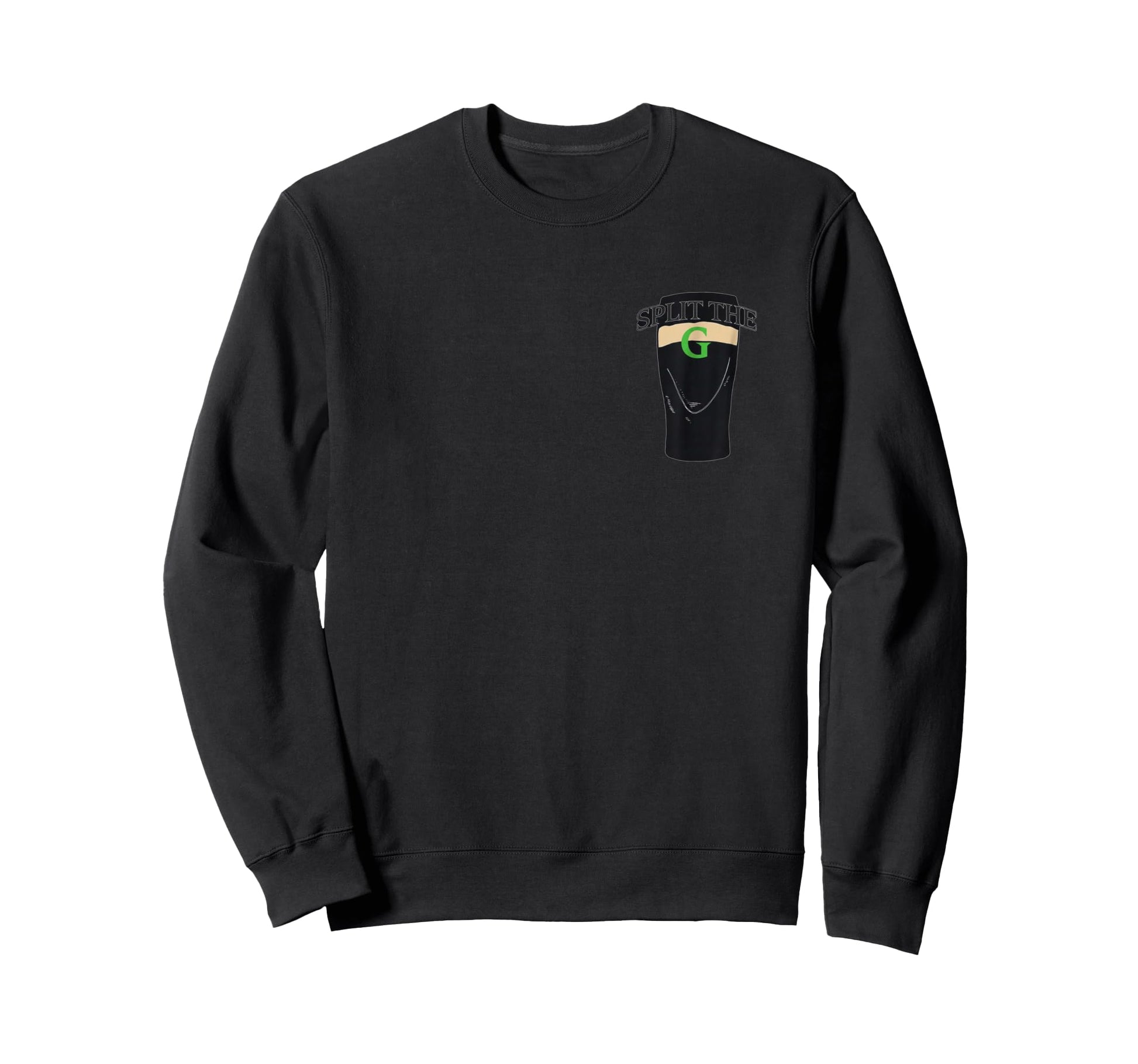 Split G Funny Golf Beer Drinking Sweatshirt - Minimalist Print for Adults - T-Shirt, Sweatshirt, Hoodie