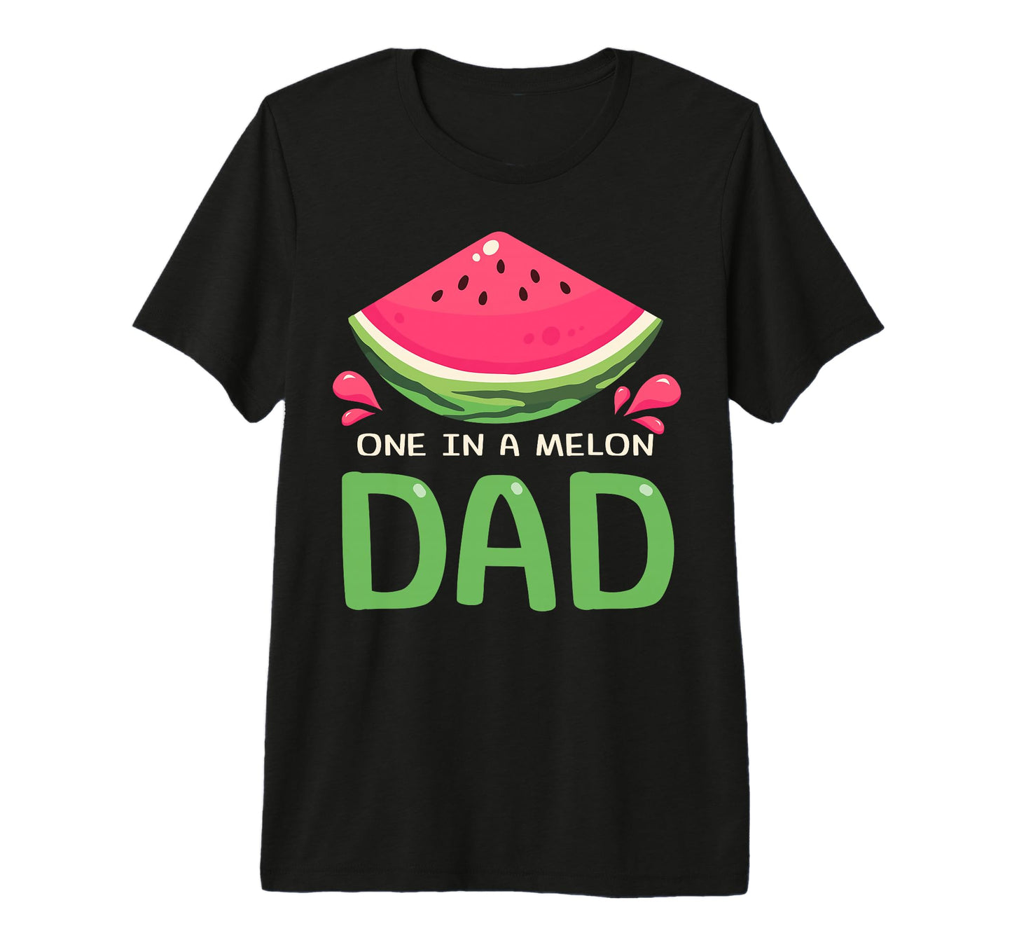 One Melon Dad Summer Camp Birthday T-Shirt - Minimalist Print for Adults - T-Shirt, Sweatshirt, Hoodie