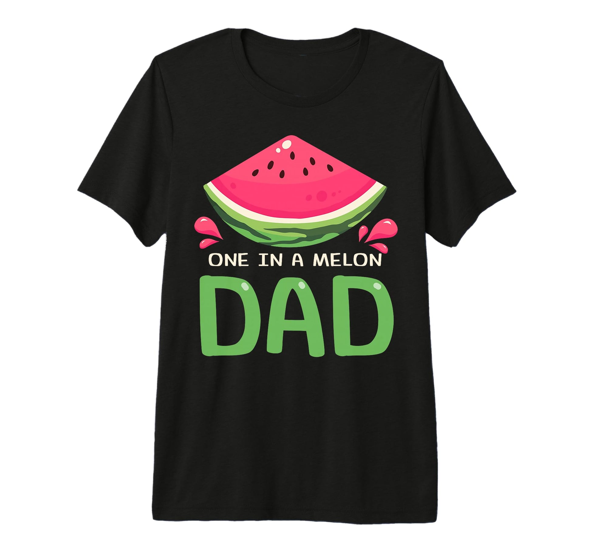 One Melon Dad Summer Camp Birthday T-Shirt - Minimalist Print for Adults - T-Shirt, Sweatshirt, Hoodie