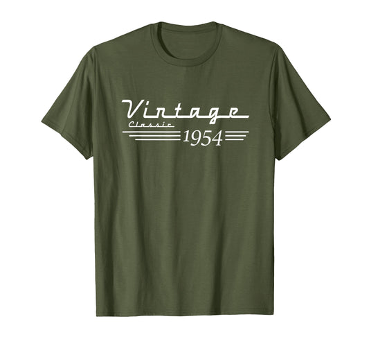 71 Year Old 1954 71Th Birthday T-Shirt - Casual Everyday Wear Men Women - T-Shirt, Sweatshirt, Hoodie