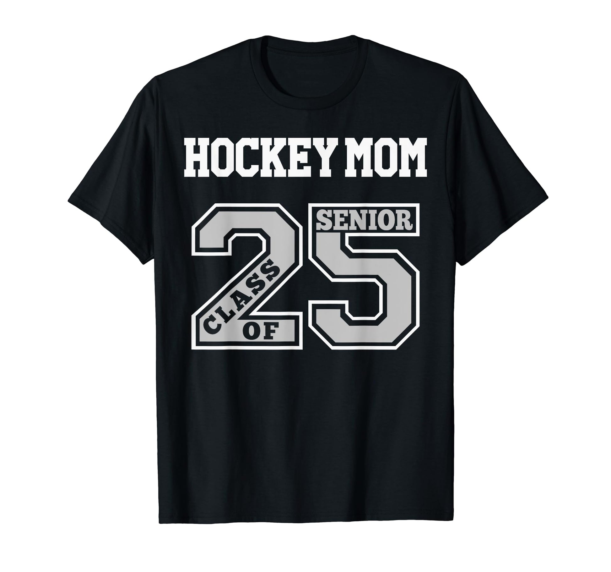 Senior Hockey Mom 2025 Groovy Hockey Mom T-Shirt - Unique Graphic Unisex - T-Shirt, Sweatshirt, Hoodie