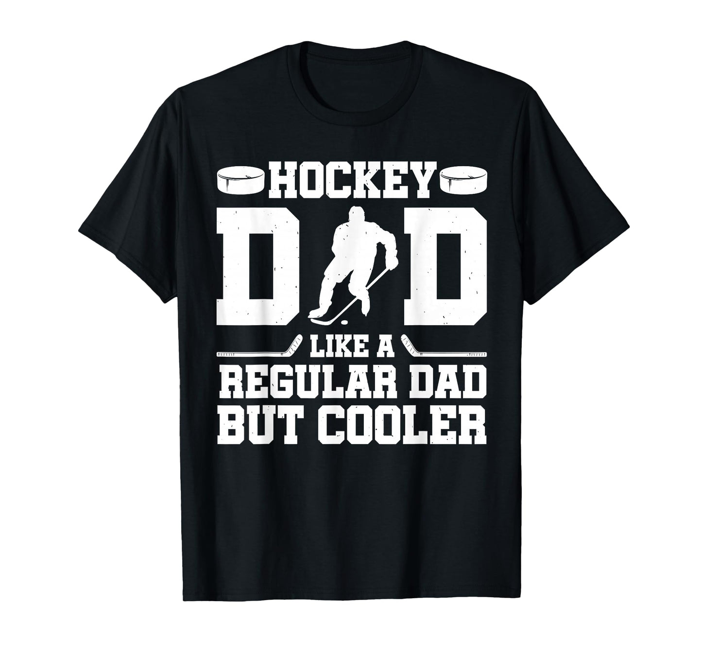 Hockey Dad Cooler Vibe Outfit Sports T-Shirt - Minimalist Print for Adults - T-Shirt, Sweatshirt, Hoodie