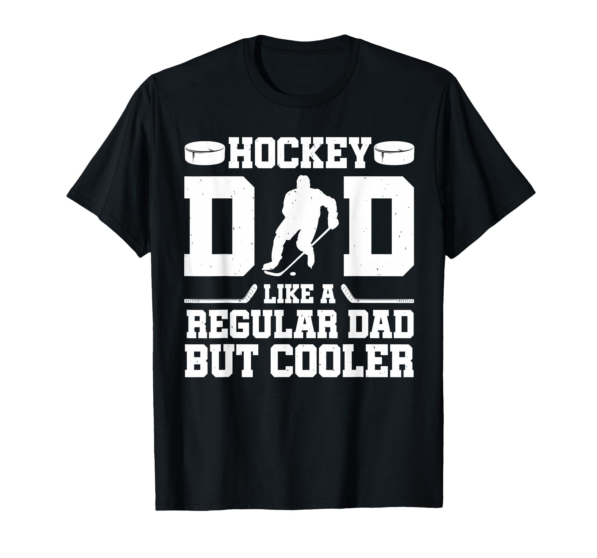 Hockey Dad Cooler Vibe Outfit Sports T-Shirt - Minimalist Print for Adults - T-Shirt, Sweatshirt, Hoodie